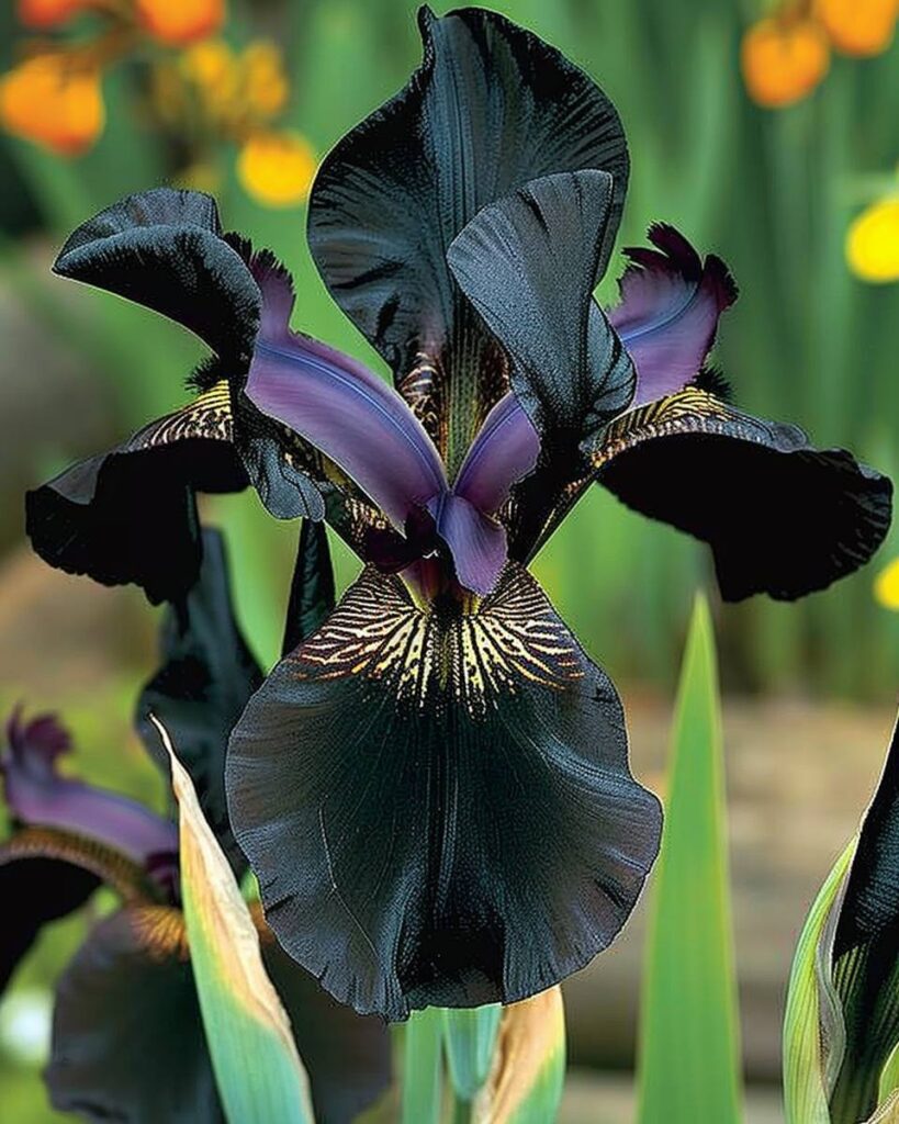 Black Iris (Iris chrysographes)