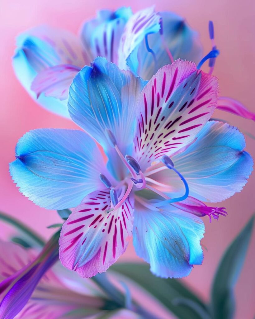 Blue-Pink Alstroemeria (Alstroemeria 'Tropical Bliss')