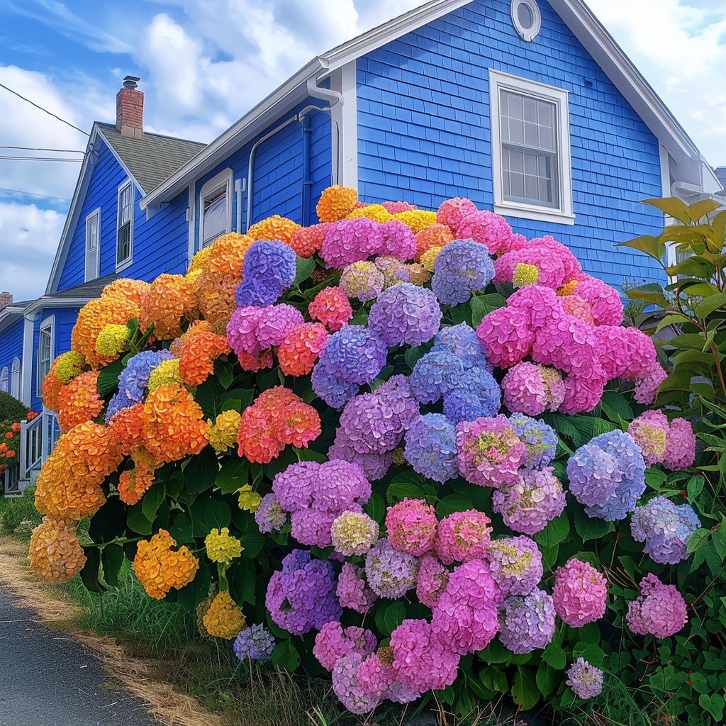 Colorful Hydrangeas