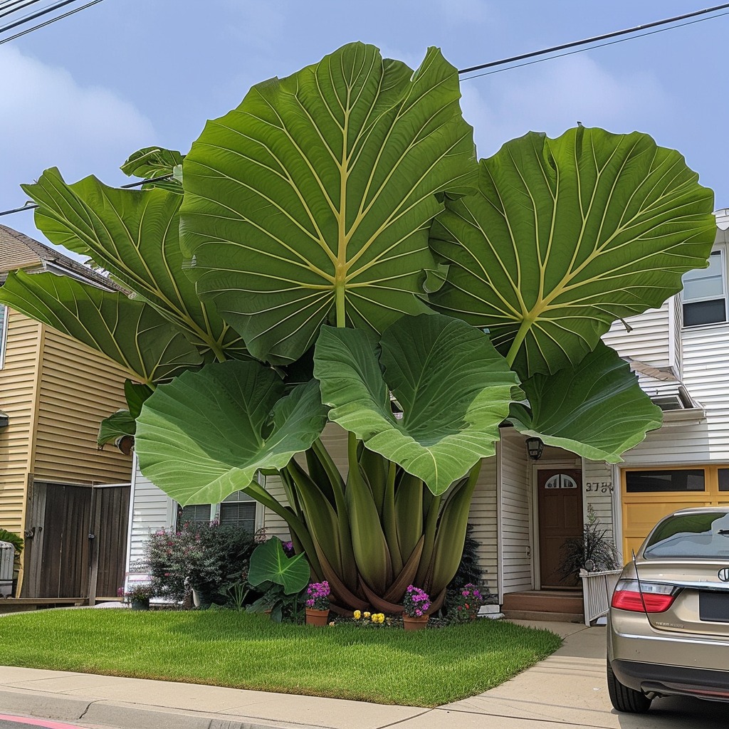 Elephant Ear (Colocasia esculenta) 1