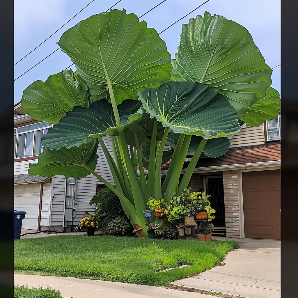 Elephant Ear Plants (Colocasia gigantea)