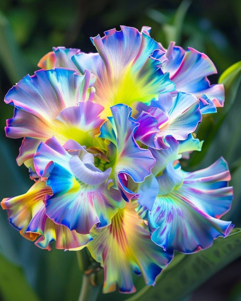 Rainbow Gladiolus (Gladiolus spp.)