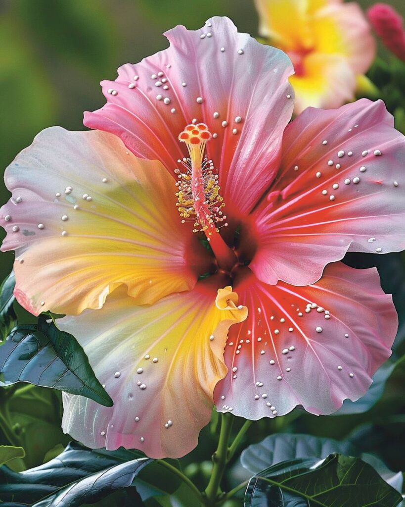 Tropical Sunset Hibiscus (Hibiscus rosa-sinensis)