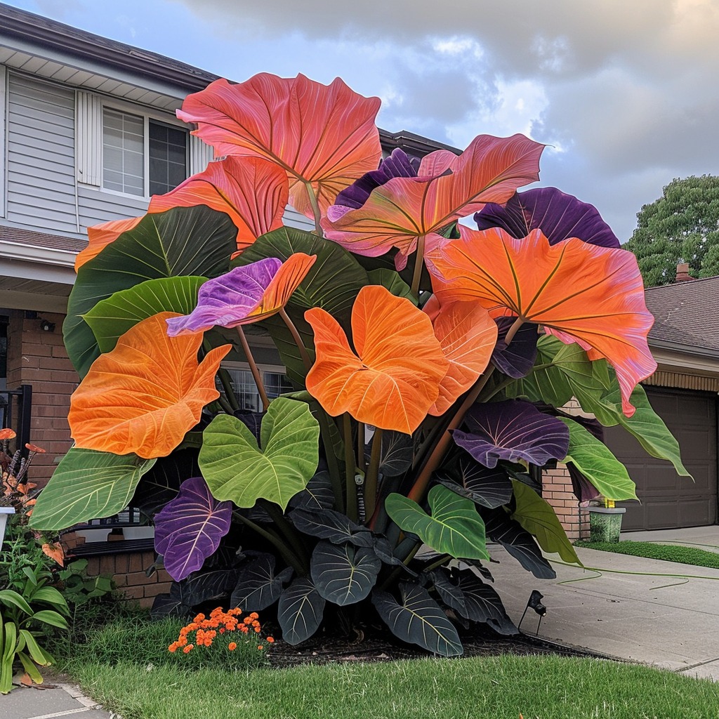 big elephant ear plants