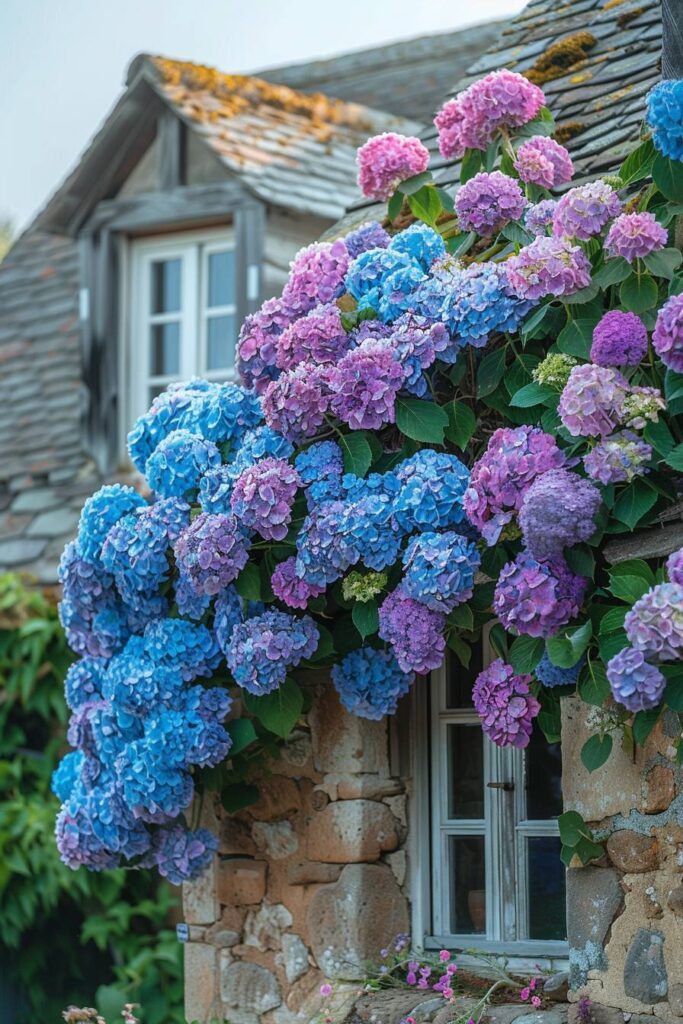 Colorful Hydrangeas