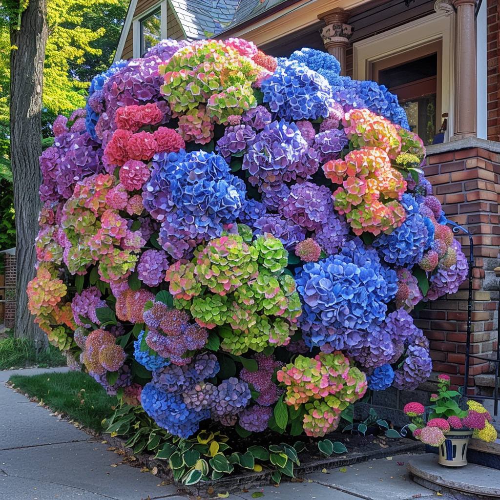 Colorful Hydrangeas