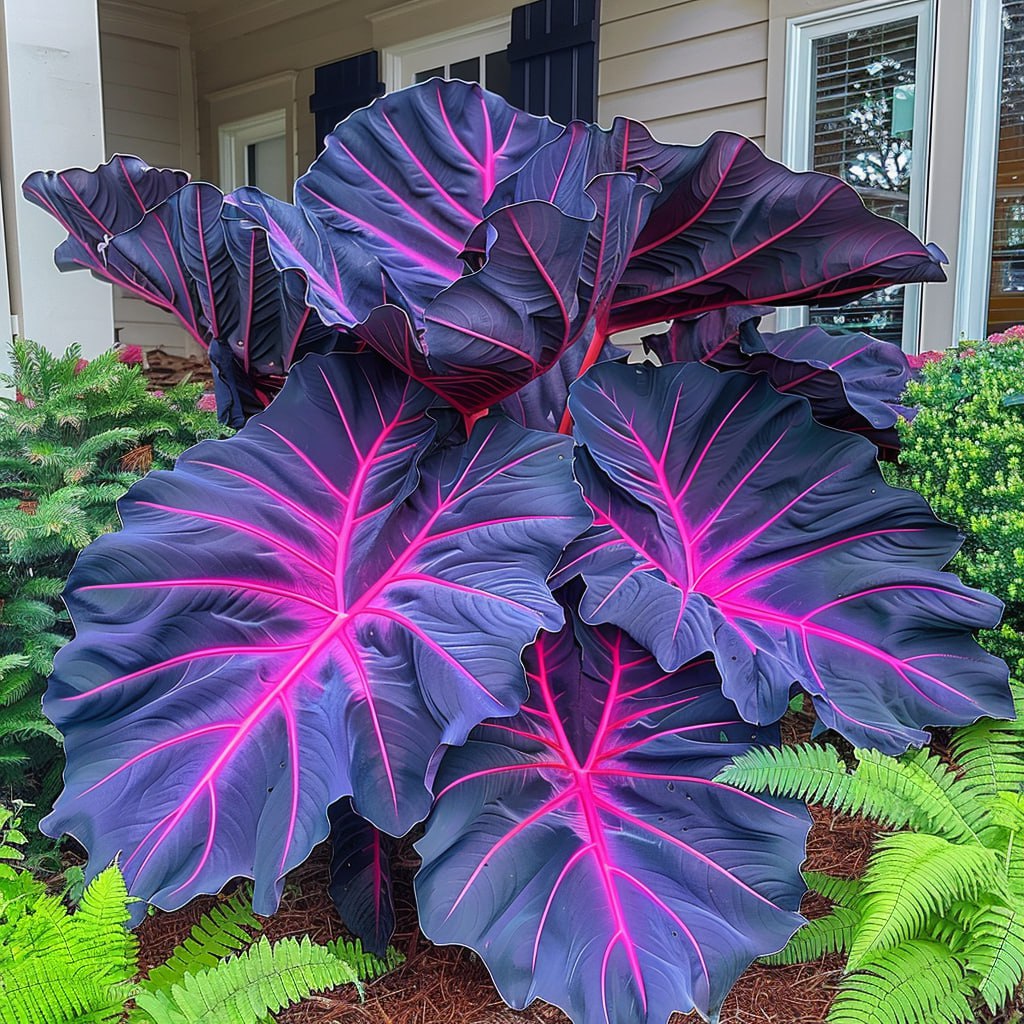 large elephant ear plants