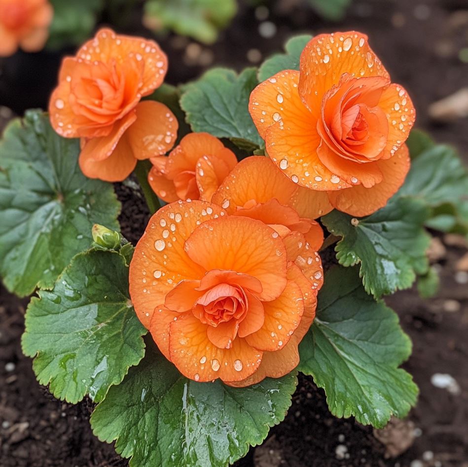 Begonia Rex 'Amber Bloom'