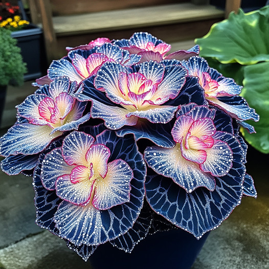 Begonia Rex 'Midnight Frost'