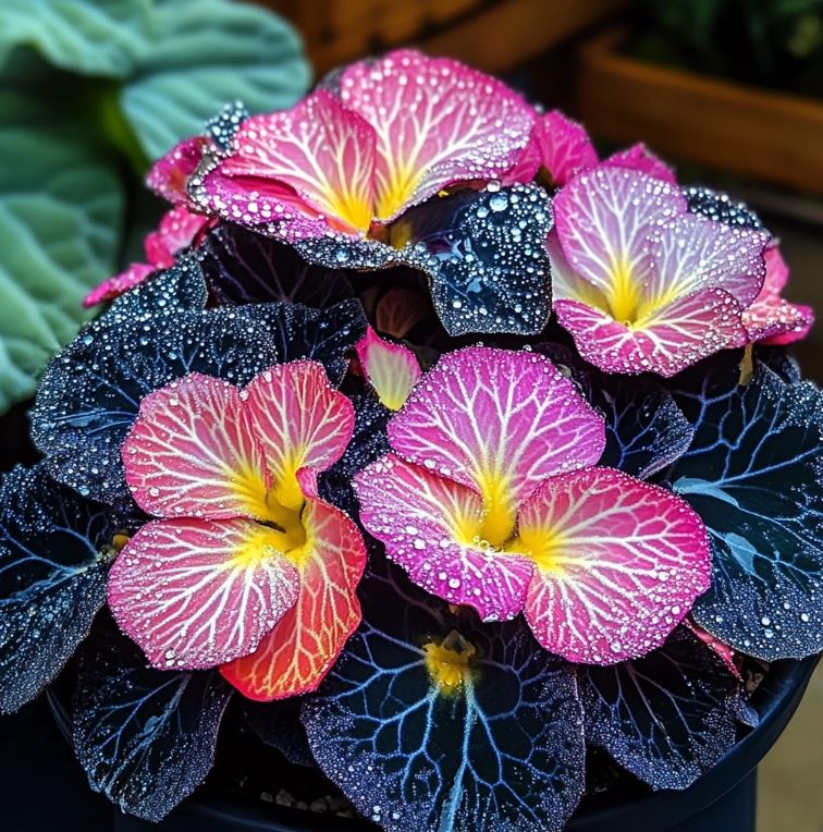 Begonia Rex 'Moonlit Radiance'