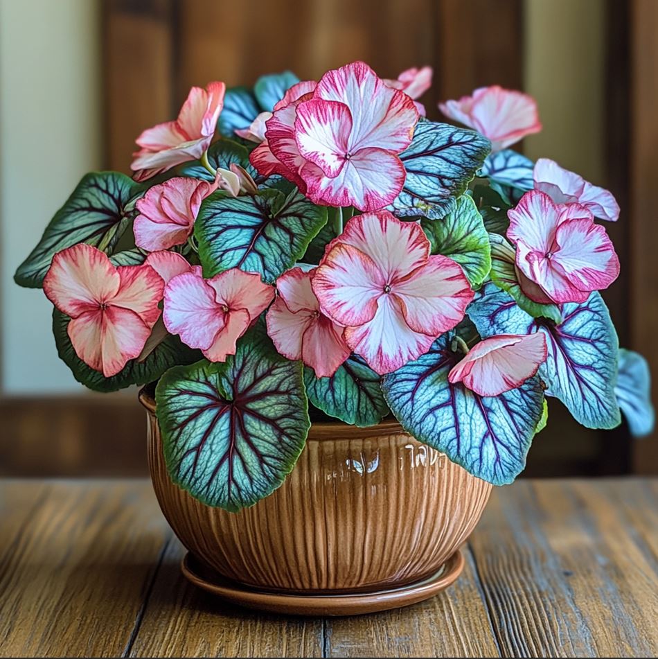 Begonia Rex 'Pink Radiance'