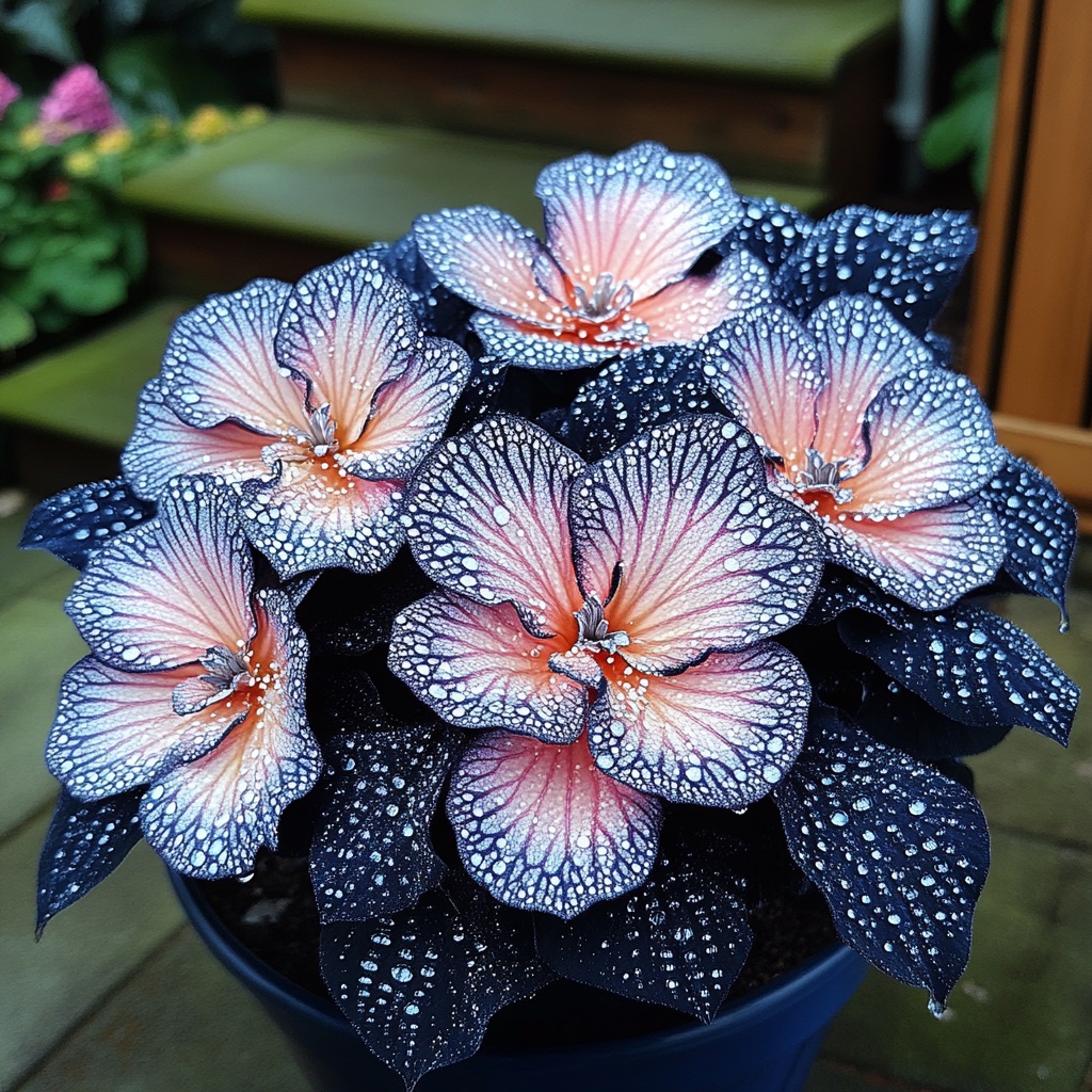 Begonia Rex 'Starry Night'