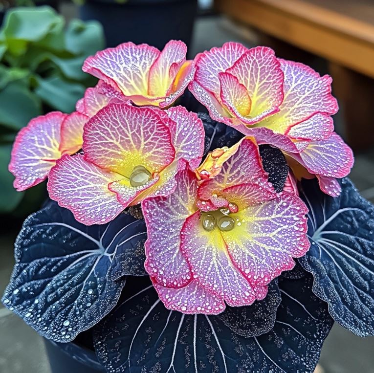 Begonia Rex 'Sunrise Glow'