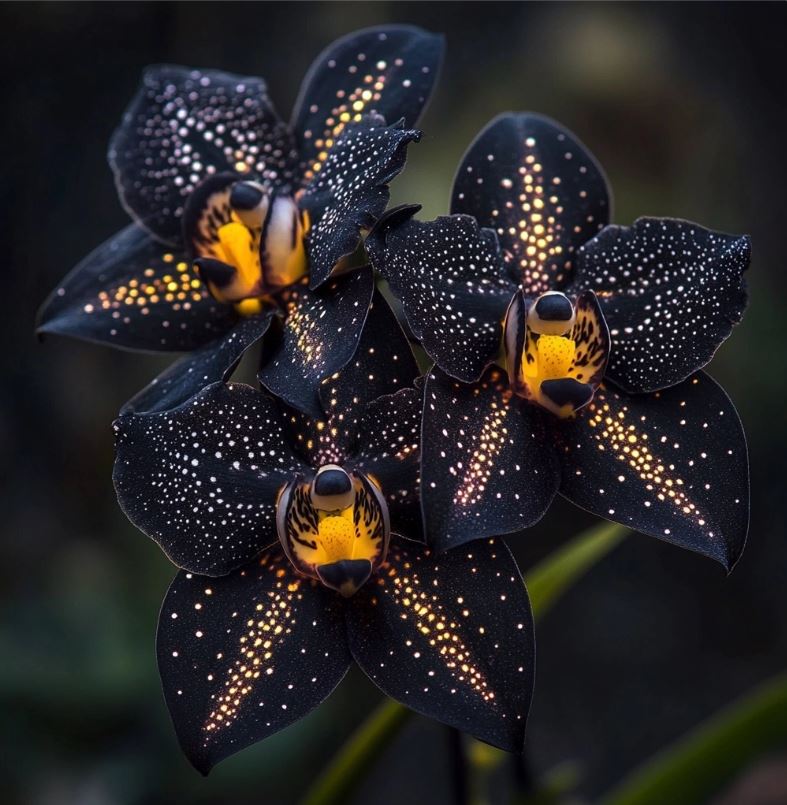 Black Orchid 'Galactic Glow'