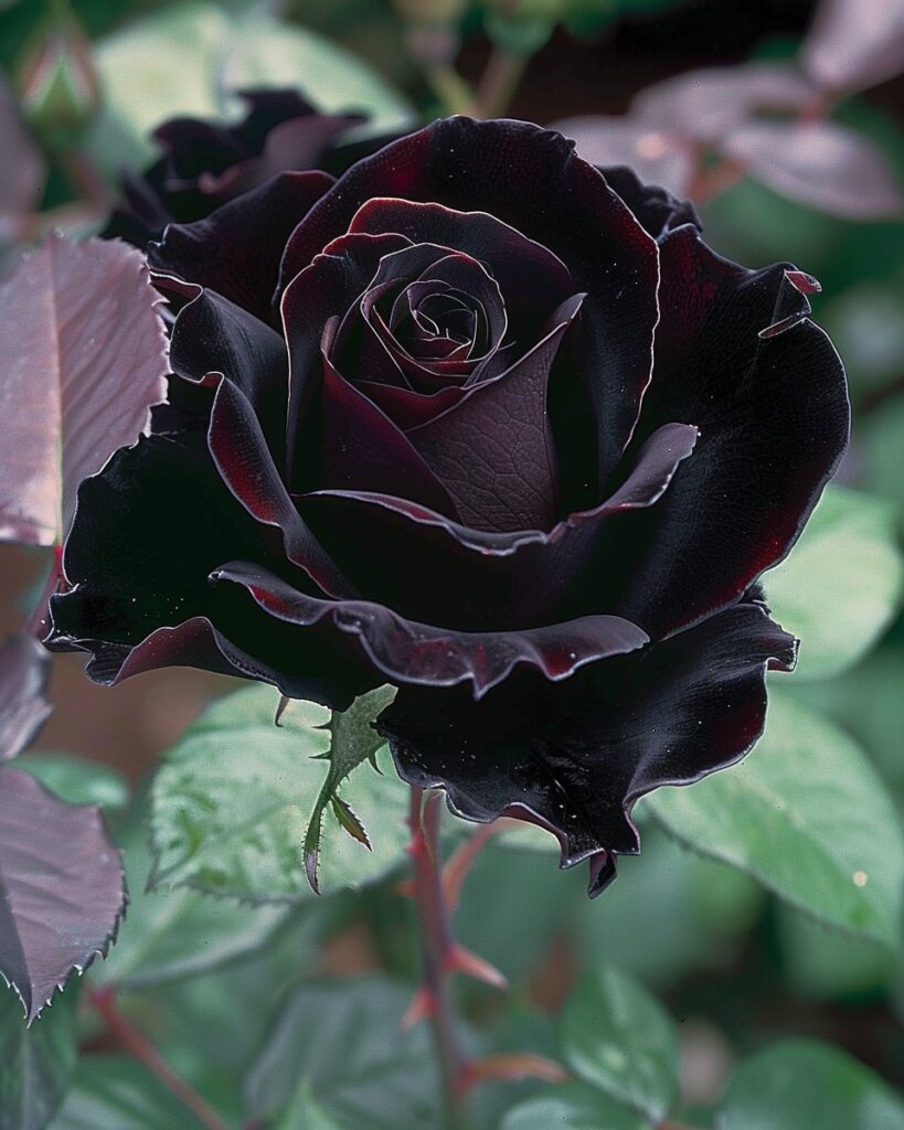 Black Rose (Rosa 'Black Baccara')