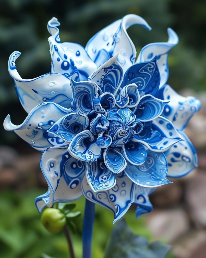 Blue Dahlia (Dahlia pinnata)