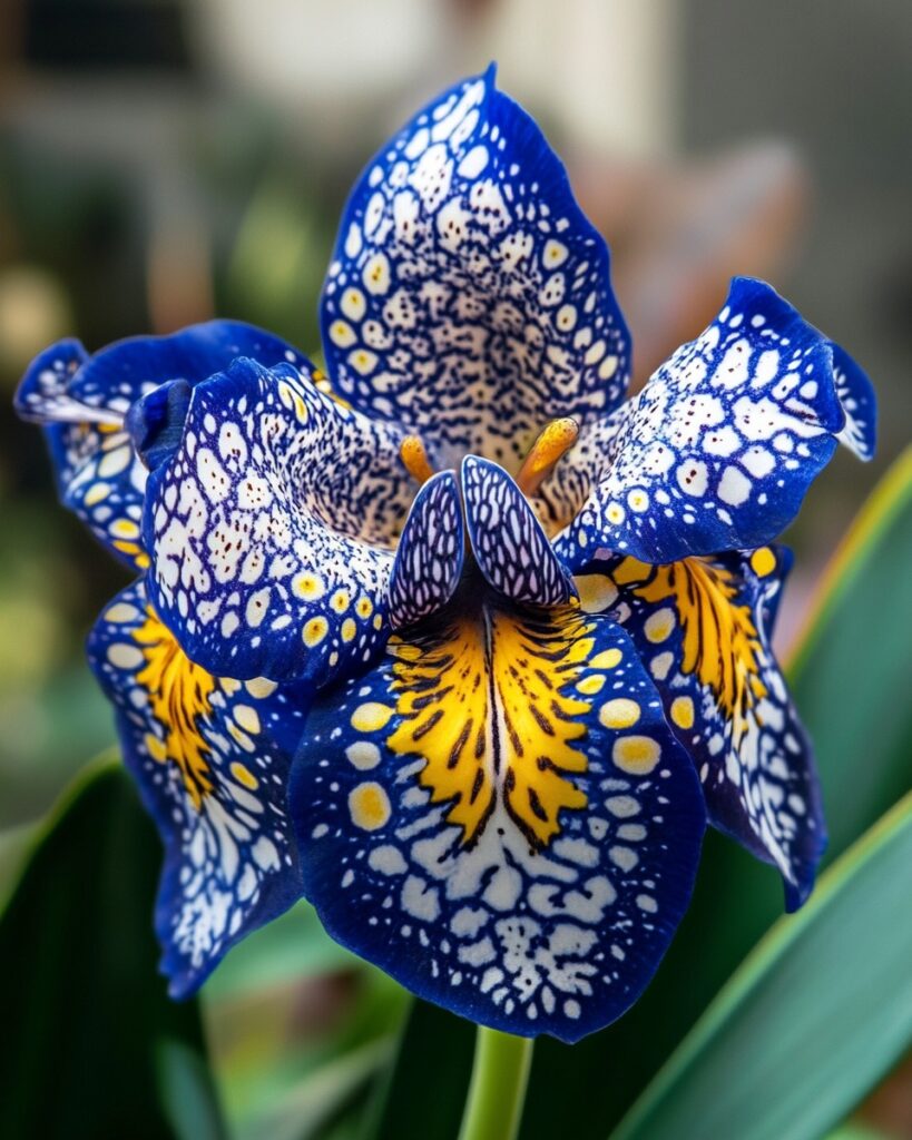 Blue Iris (Iris Germanica)