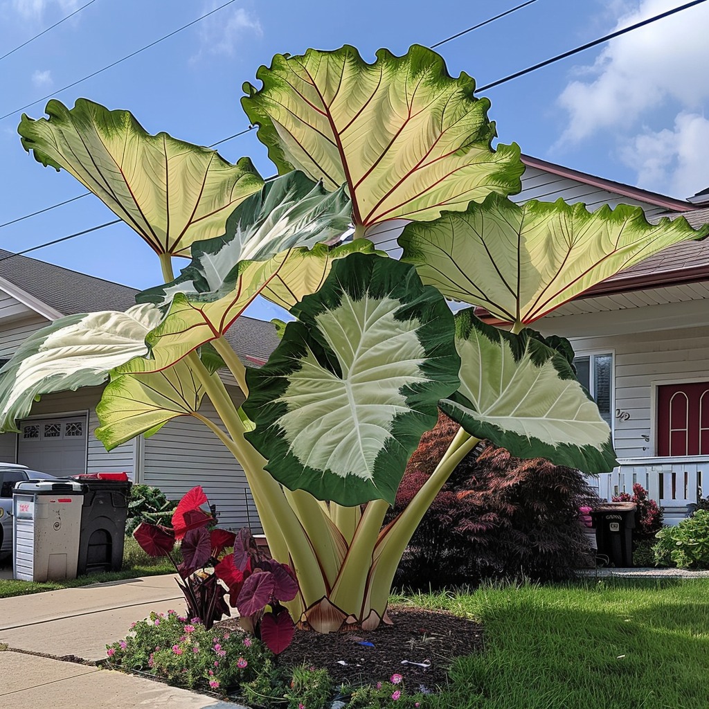 Caladium 'Emerald Shield'