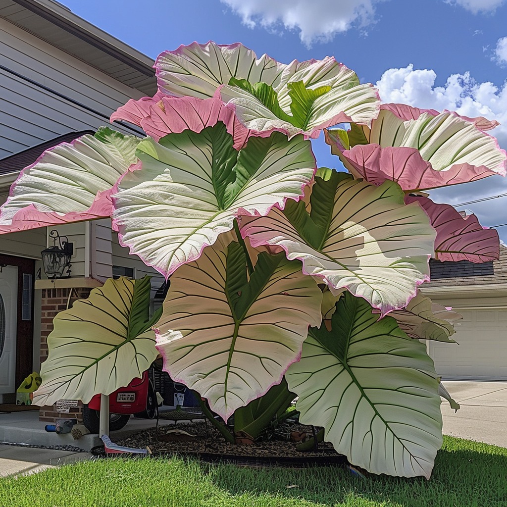 Caladium 'Pink Wonder'