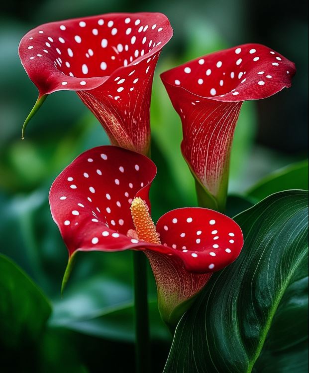 Calla Lily 'Spotted Ruby'