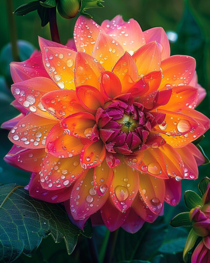 Dew-Kissed Dahlia