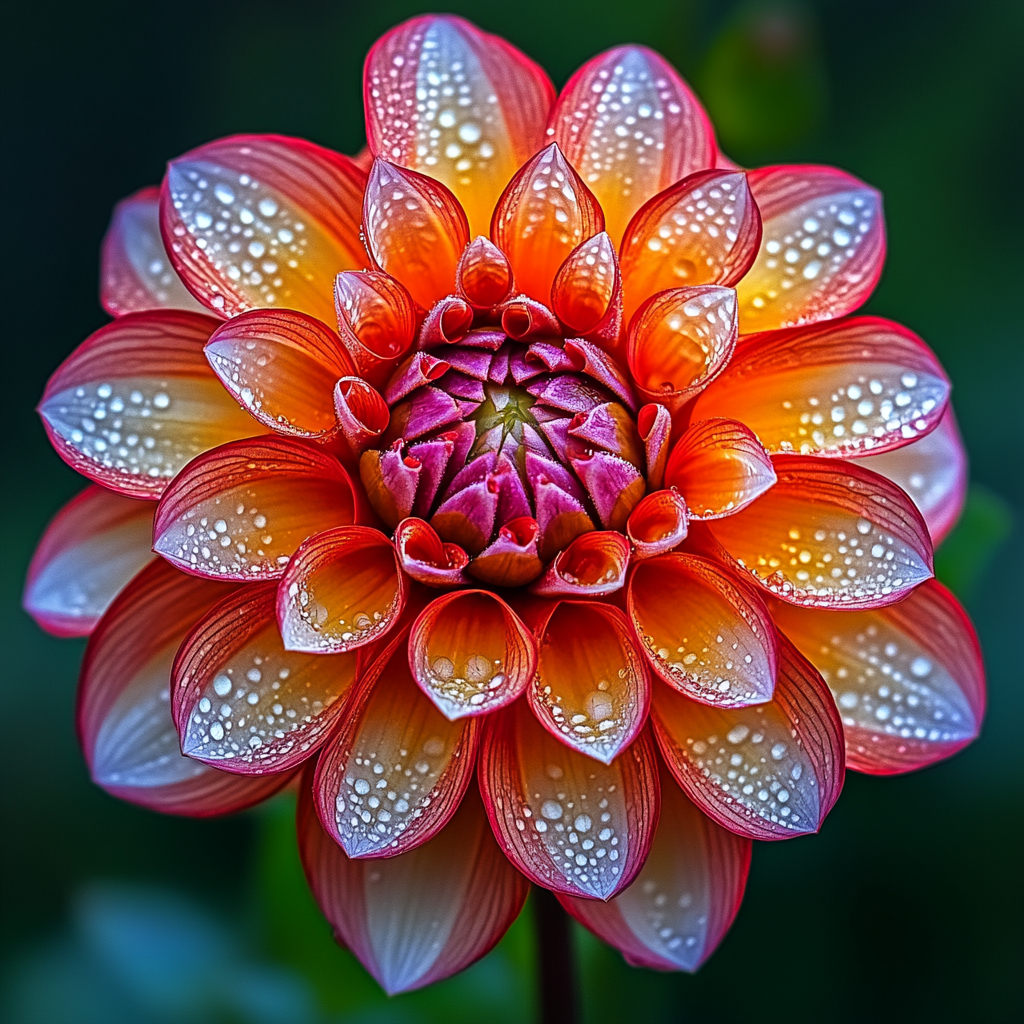 Dew-Kissed Dahlia