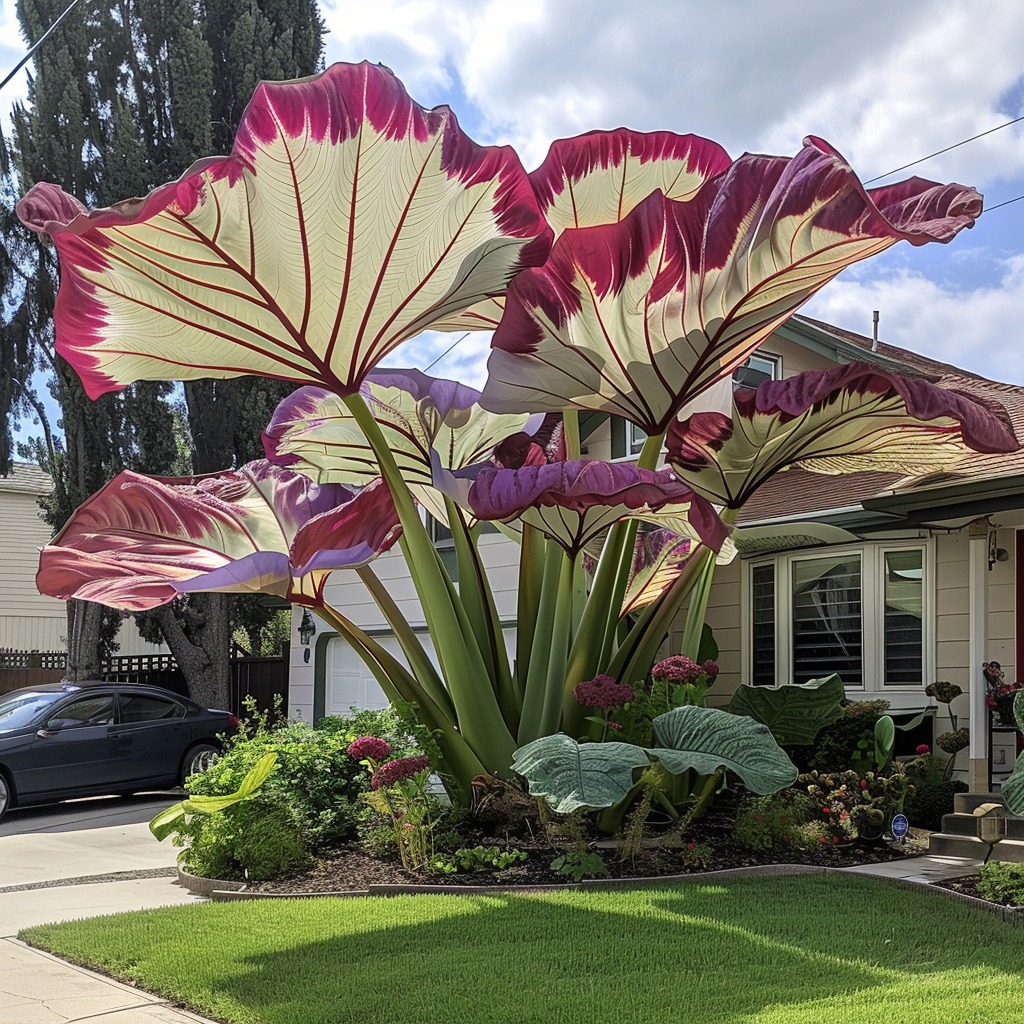 Elephant Ear Caladium 'Giant Majesty'