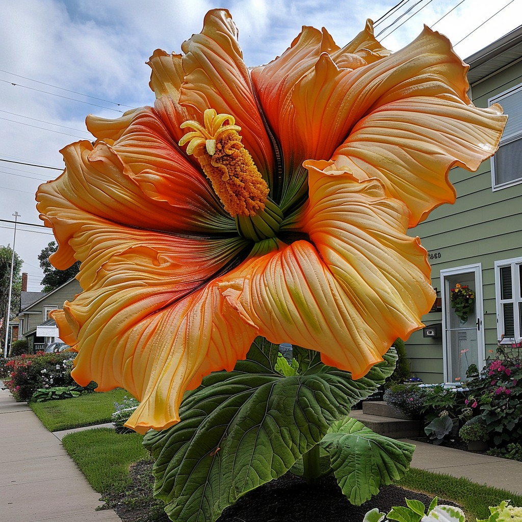 Giant Hibiscus (Hibiscus 'Thriller')