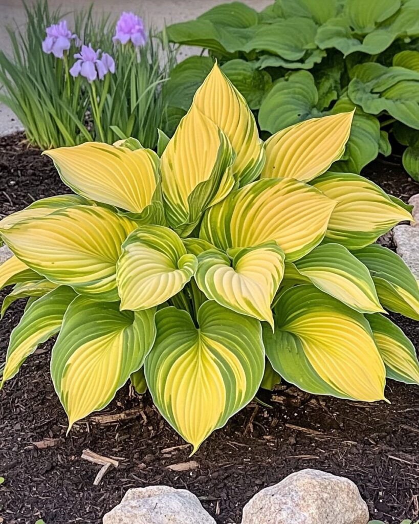 Golden Hosta (Hosta spp.)