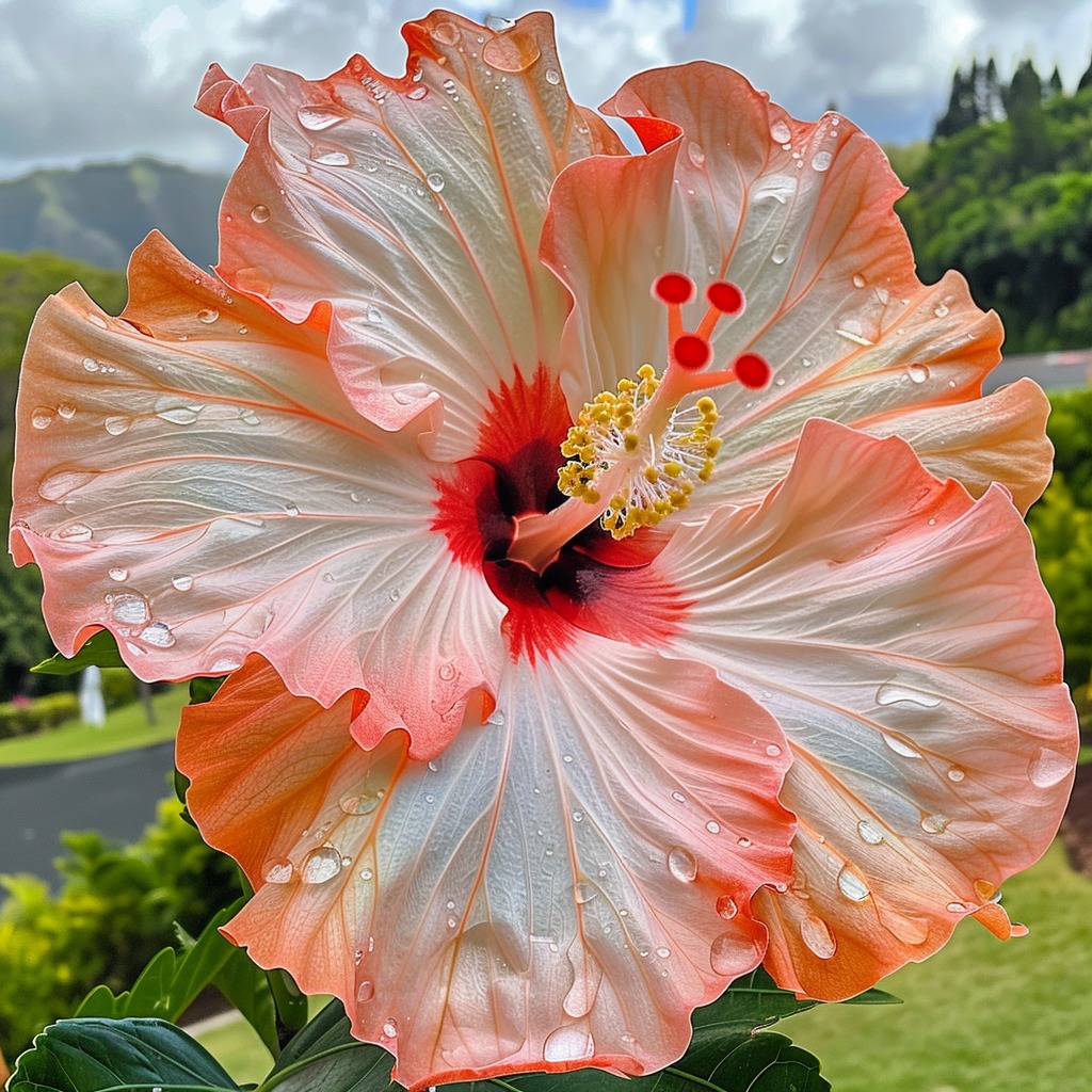 Hibiscus 'Apricot Glow'