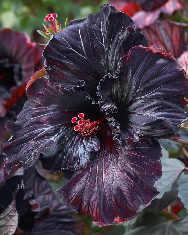 Hibiscus 'Black Velvet'