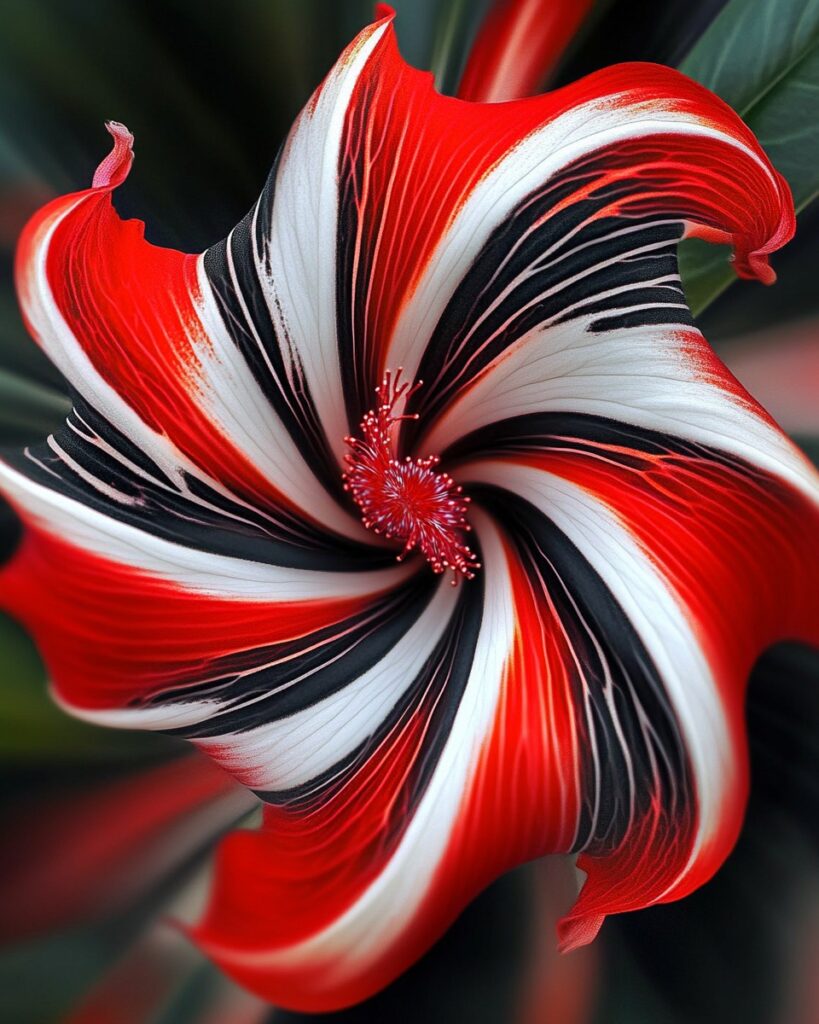 Hibiscus 'Candy Swirl'