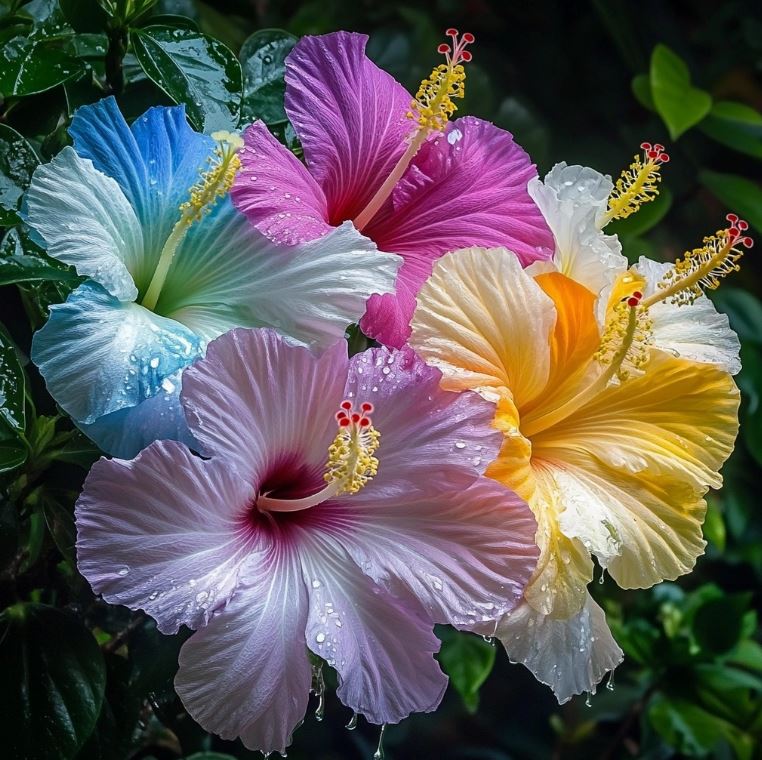 Hibiscus 'Rainbow Delight'