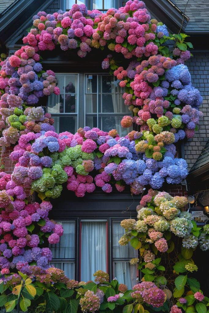 Hydrangea macrophylla 'Fairytale Cascade'