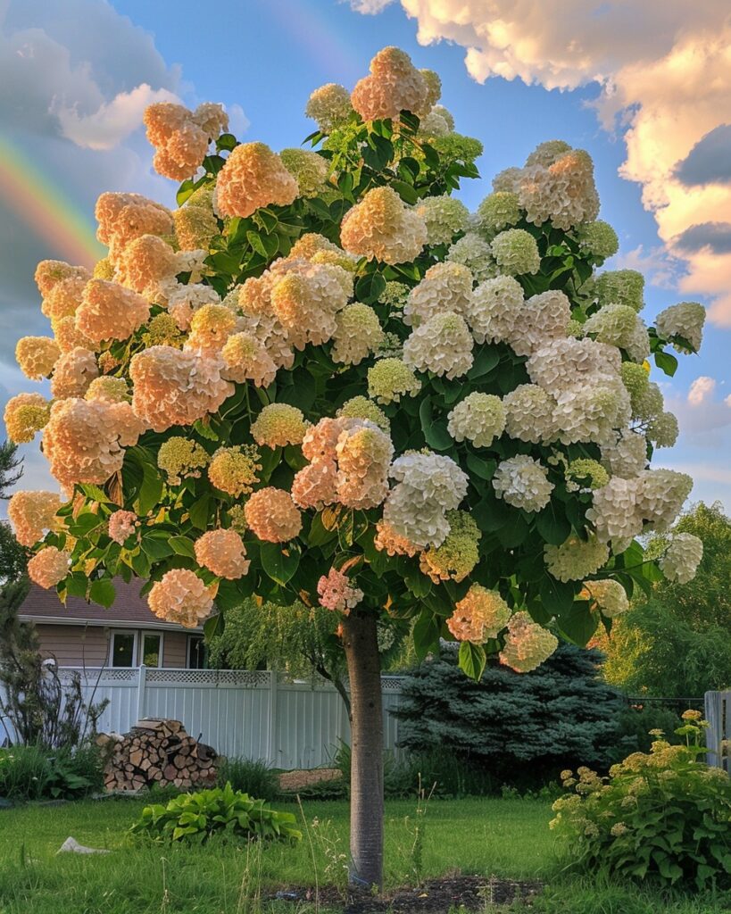 Hydrangea macrophylla 'Golden Hour'