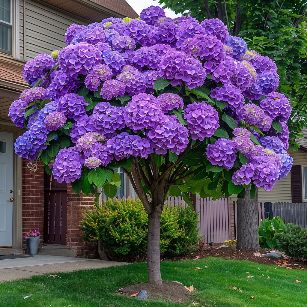 Hydrangea macrophylla 'Lavender Dream'