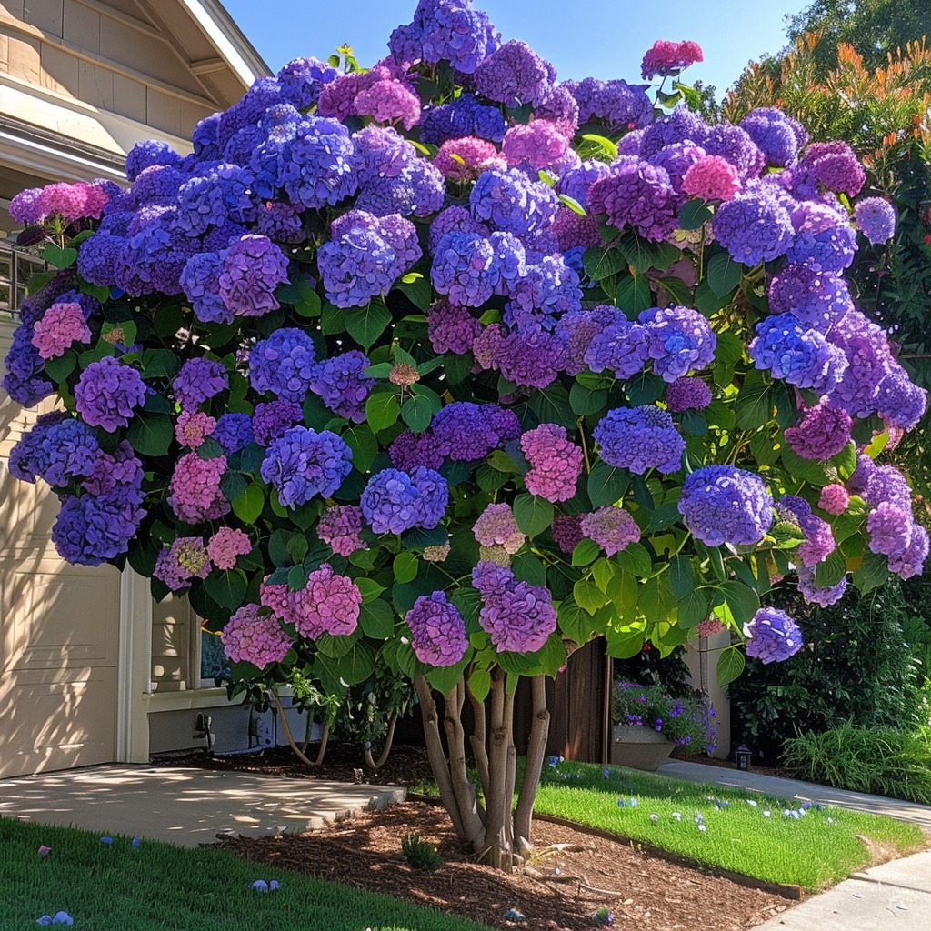 Hydrangea macrophylla 'Royal Velvet'