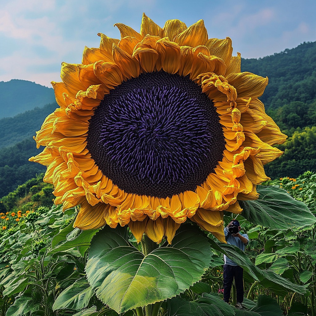 Magnificent Sunflower (Helianthus annuus)