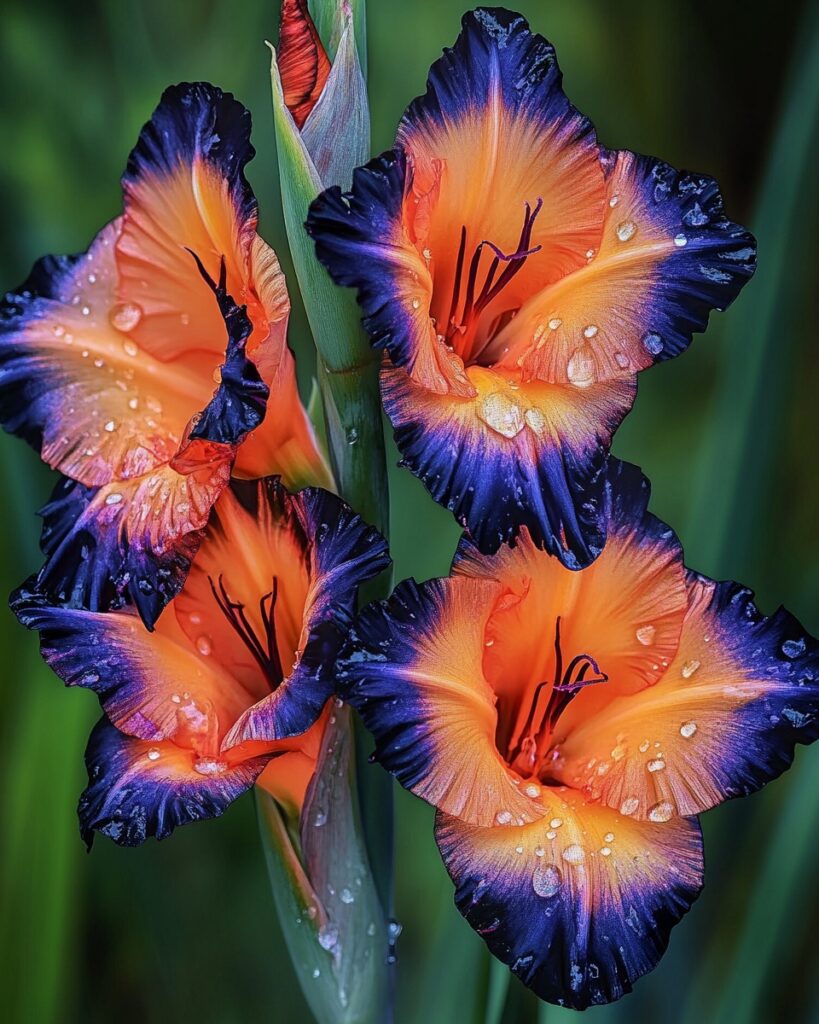 Orange Gladiolus Hybridus