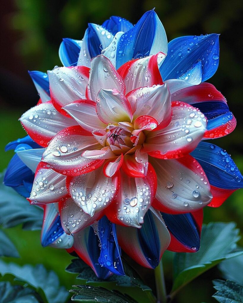 Patriotic Dahlia