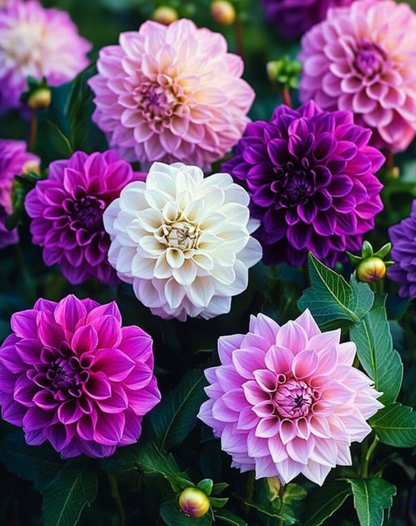 Pompon Dahlia (Dahlia pinnata)