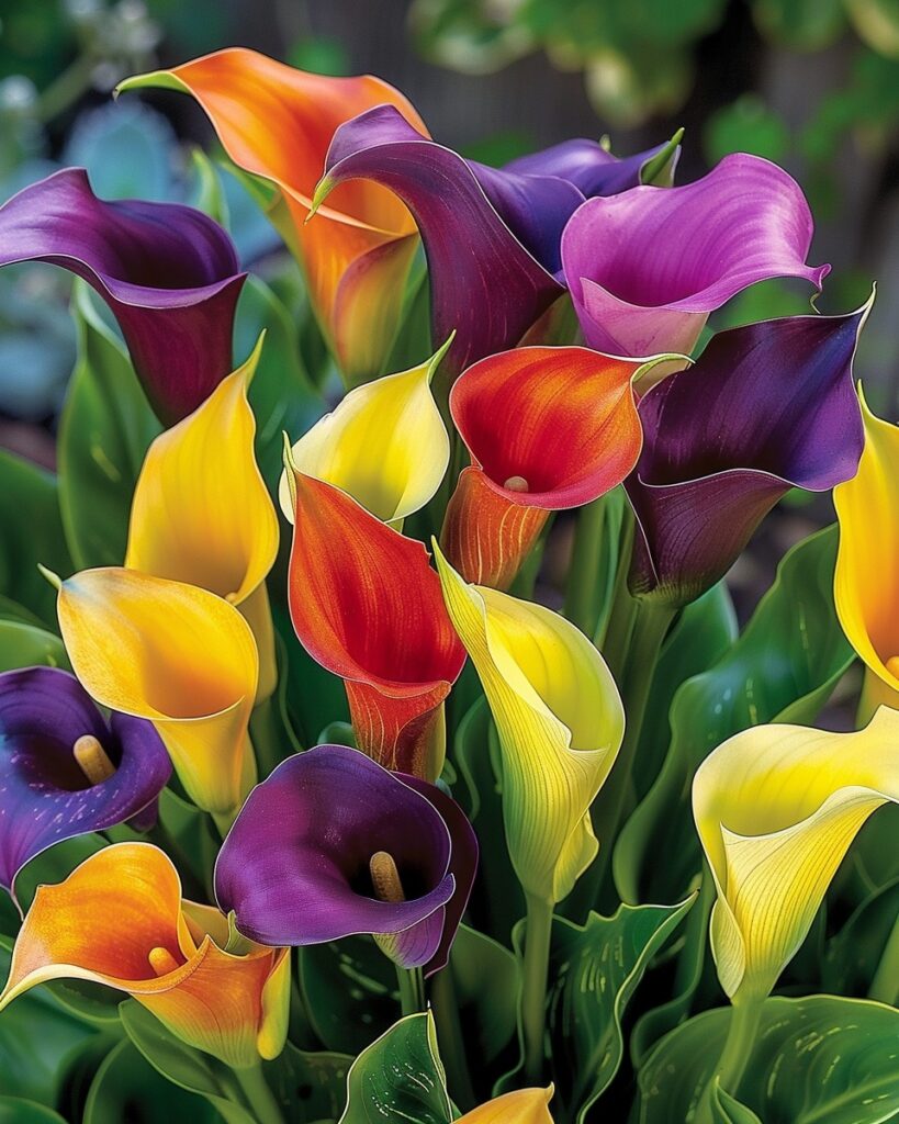 Rainbow Calla Lily (Zantedeschia spp.)