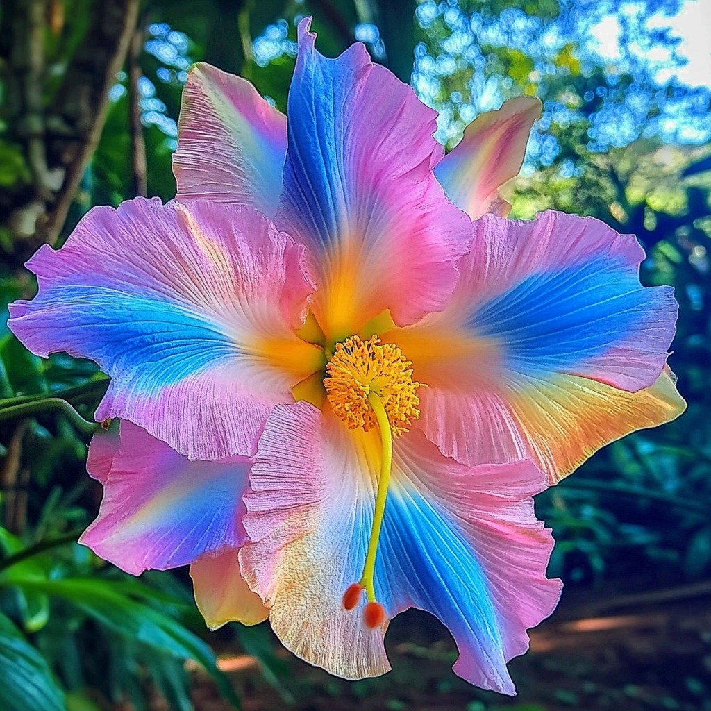 Rainbow Hibiscus