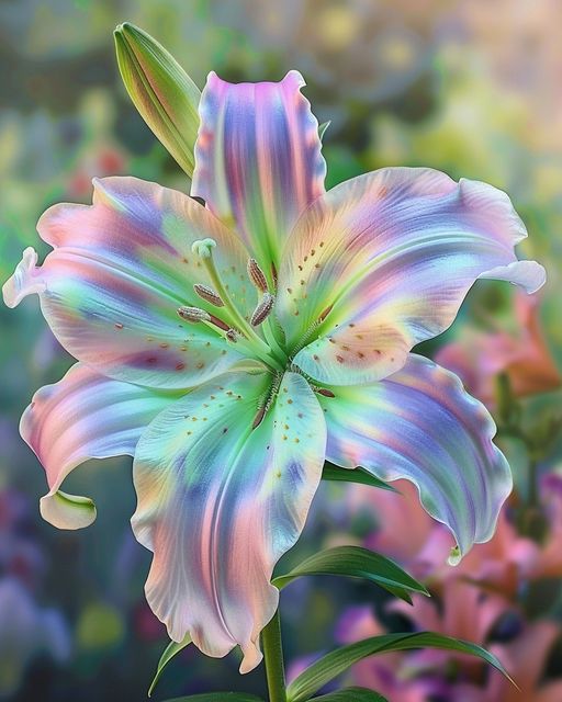 Rainbow Lily (Lilium 'Rainbow Glow')