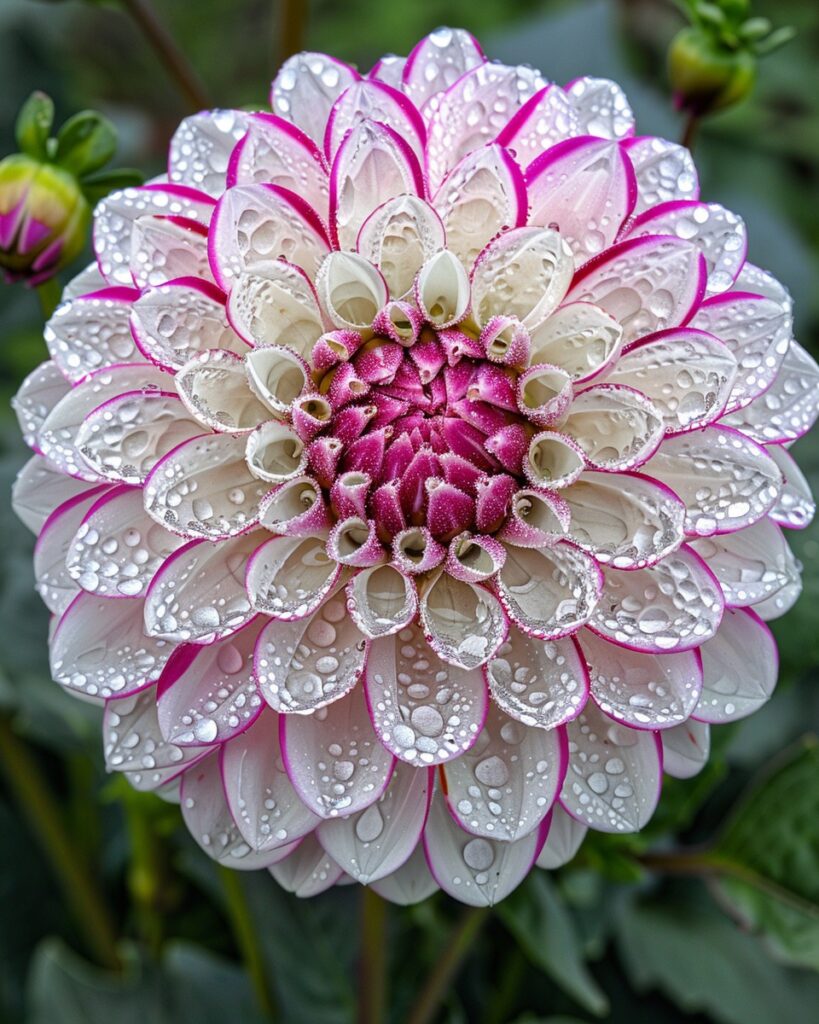 'Snowcap' Dahlia