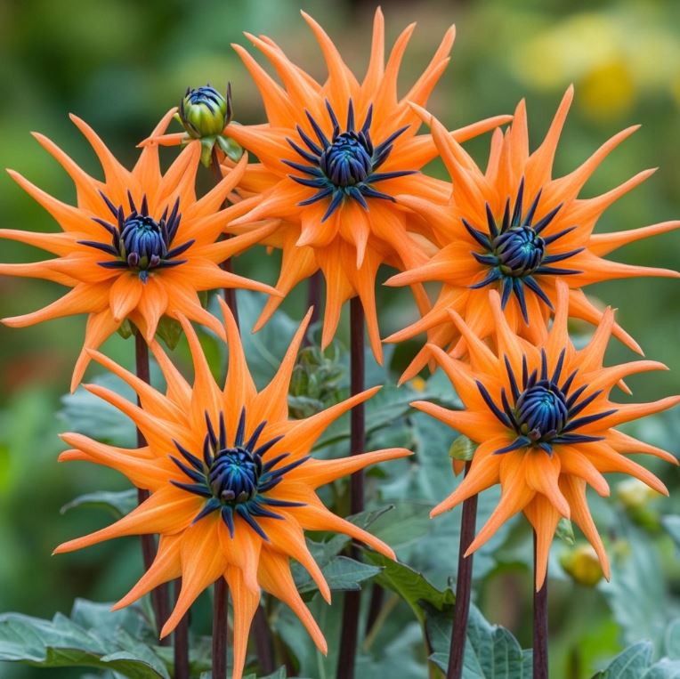 orange dahlia