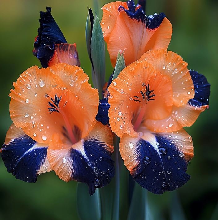 orange gladiolus