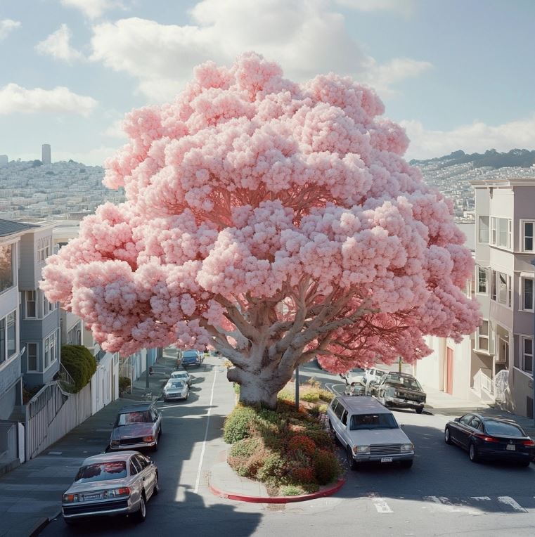 pink jacaranda tree