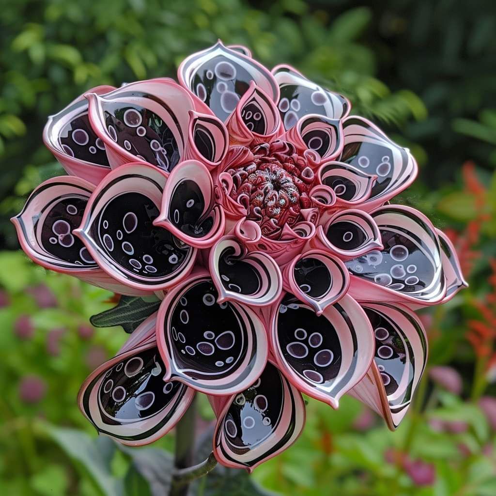 Dahlia 'Candy Swirl'