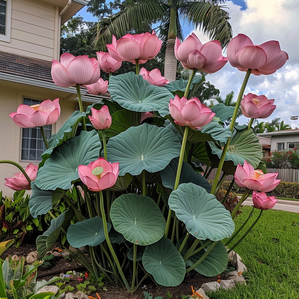 Tropical Lotus (Nelumbo nucifera)